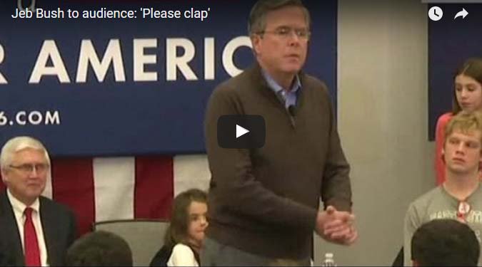 Jeb Bush Please Clap