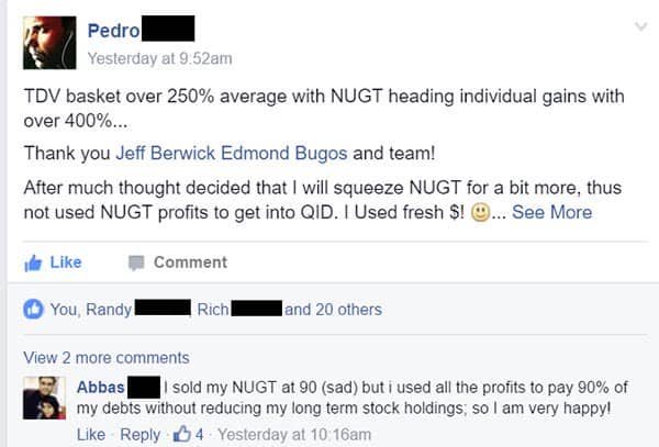 Facebook Testimonials 2 - The Dollar Vigilante