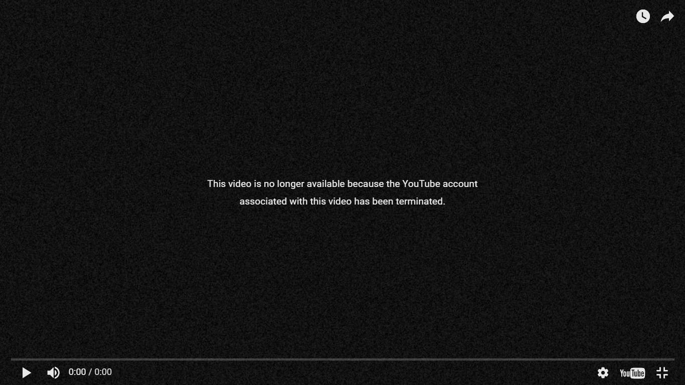 video no longer available
