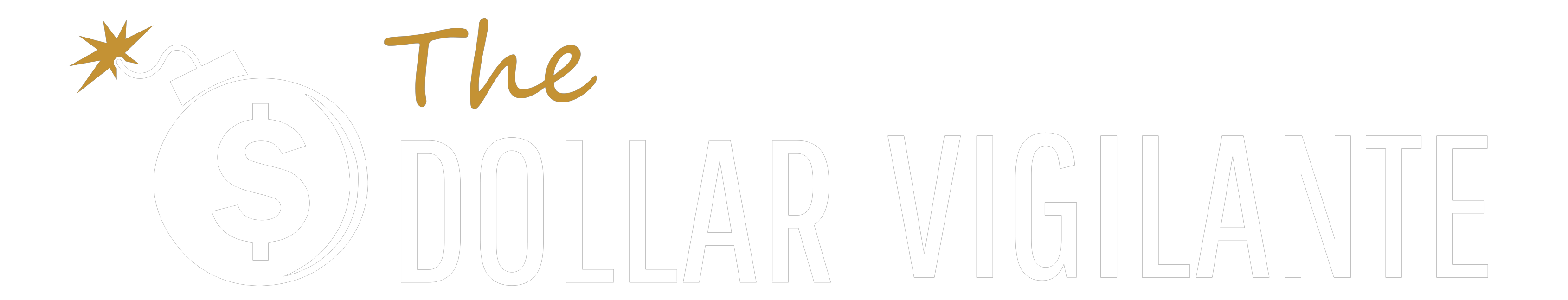 NEW TDV FULL LOGO - SINGLE LINE - WHITE AND GOLD - NO BACKGROUND