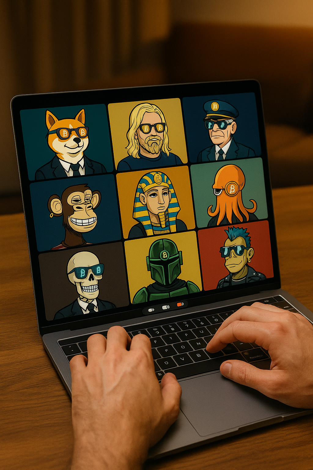 VIC Virtual Hangouts with Crypto Avatars